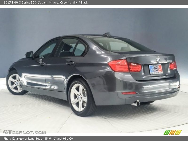 Mineral Grey Metallic / Black 2015 BMW 3 Series 320i Sedan