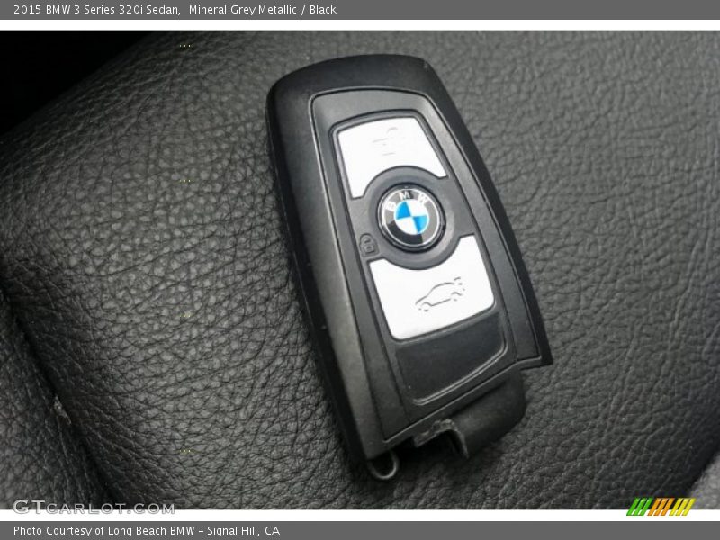 Mineral Grey Metallic / Black 2015 BMW 3 Series 320i Sedan