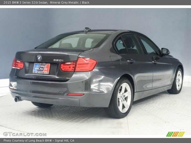 Mineral Grey Metallic / Black 2015 BMW 3 Series 320i Sedan