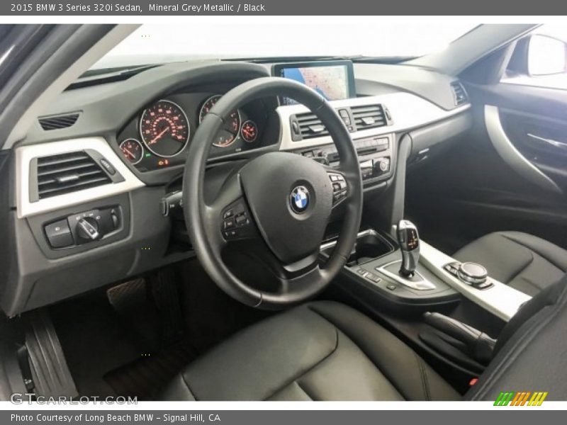 Mineral Grey Metallic / Black 2015 BMW 3 Series 320i Sedan
