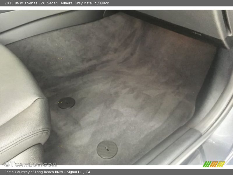 Mineral Grey Metallic / Black 2015 BMW 3 Series 320i Sedan