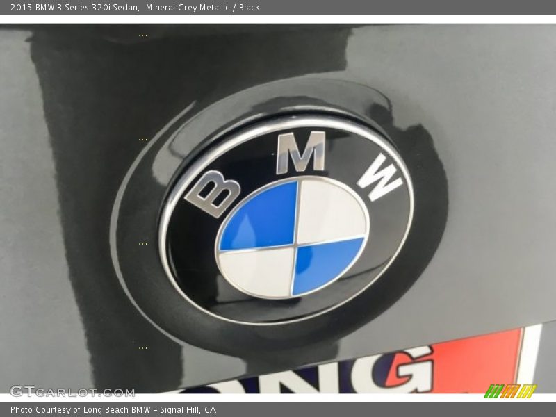 Mineral Grey Metallic / Black 2015 BMW 3 Series 320i Sedan