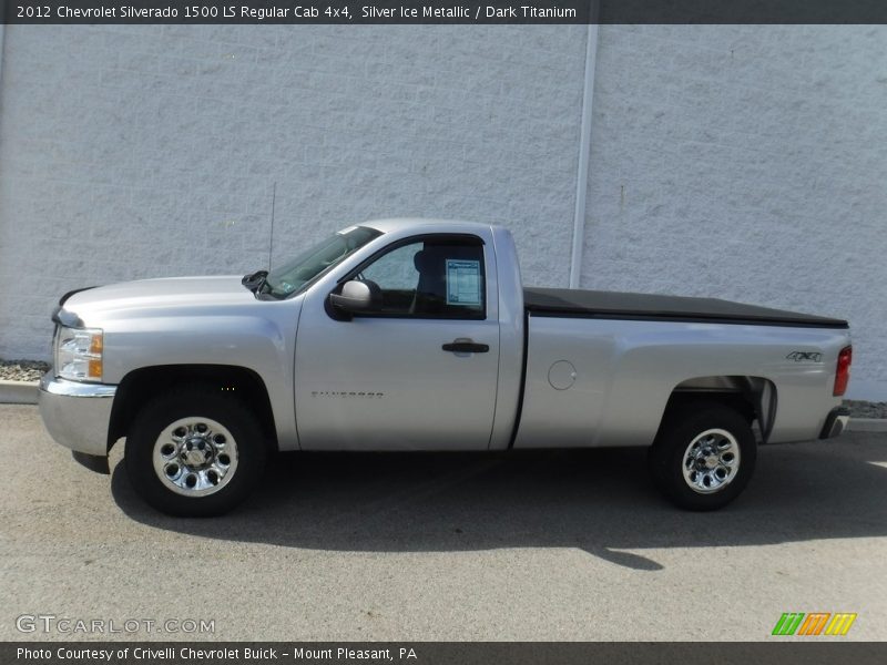 Silver Ice Metallic / Dark Titanium 2012 Chevrolet Silverado 1500 LS Regular Cab 4x4