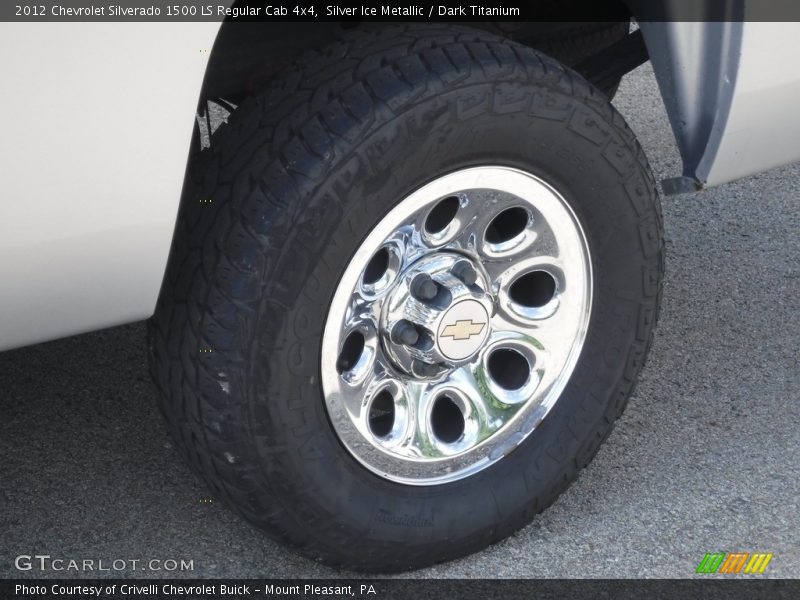 Silver Ice Metallic / Dark Titanium 2012 Chevrolet Silverado 1500 LS Regular Cab 4x4