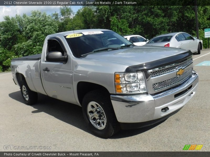 Silver Ice Metallic / Dark Titanium 2012 Chevrolet Silverado 1500 LS Regular Cab 4x4