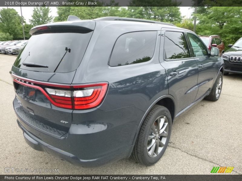 Bruiser Gray / Black 2018 Dodge Durango GT AWD