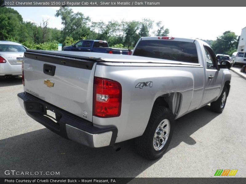 Silver Ice Metallic / Dark Titanium 2012 Chevrolet Silverado 1500 LS Regular Cab 4x4