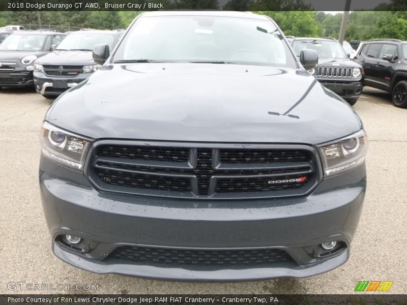 Bruiser Gray / Black 2018 Dodge Durango GT AWD