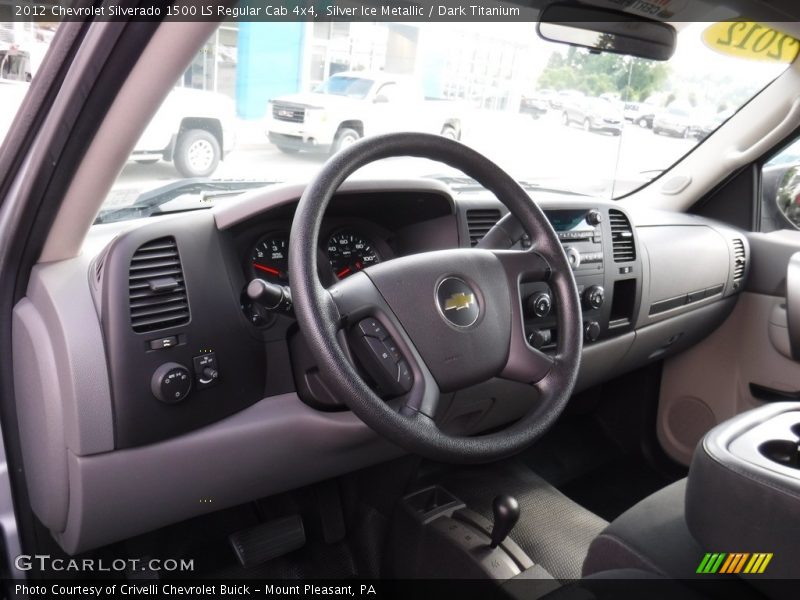 Silver Ice Metallic / Dark Titanium 2012 Chevrolet Silverado 1500 LS Regular Cab 4x4