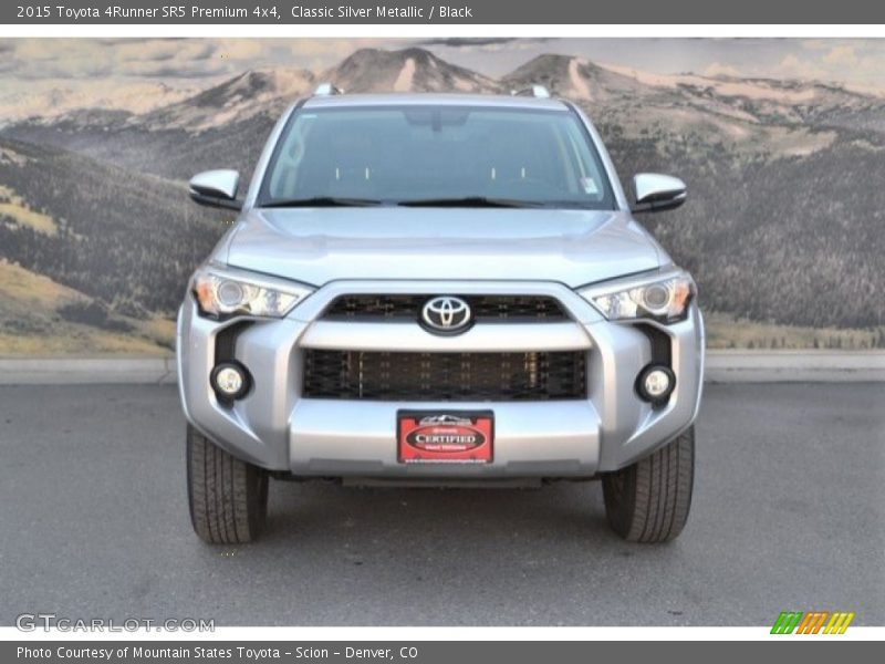 Classic Silver Metallic / Black 2015 Toyota 4Runner SR5 Premium 4x4