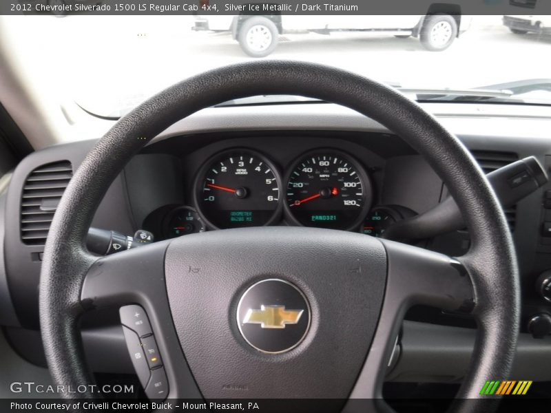 Silver Ice Metallic / Dark Titanium 2012 Chevrolet Silverado 1500 LS Regular Cab 4x4
