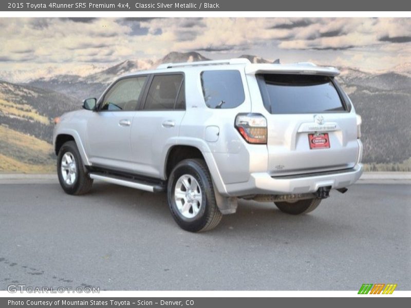 Classic Silver Metallic / Black 2015 Toyota 4Runner SR5 Premium 4x4
