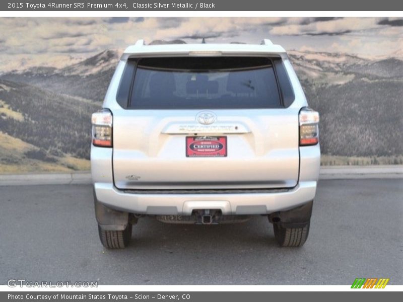 Classic Silver Metallic / Black 2015 Toyota 4Runner SR5 Premium 4x4