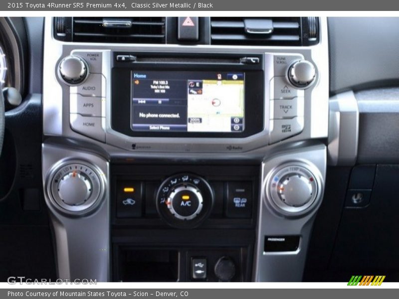 Classic Silver Metallic / Black 2015 Toyota 4Runner SR5 Premium 4x4