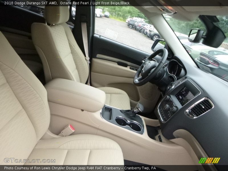 Octane Red Pearl / Light Frost Beige/Black 2018 Dodge Durango SXT AWD