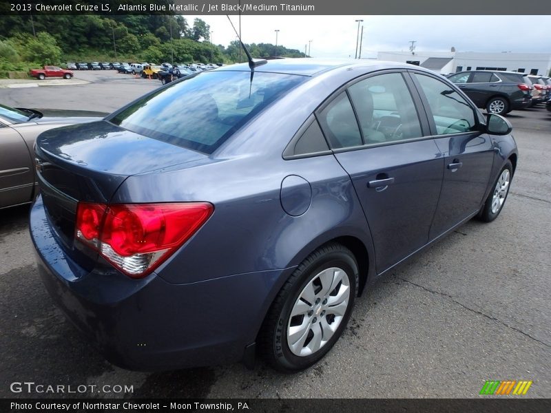 Atlantis Blue Metallic / Jet Black/Medium Titanium 2013 Chevrolet Cruze LS