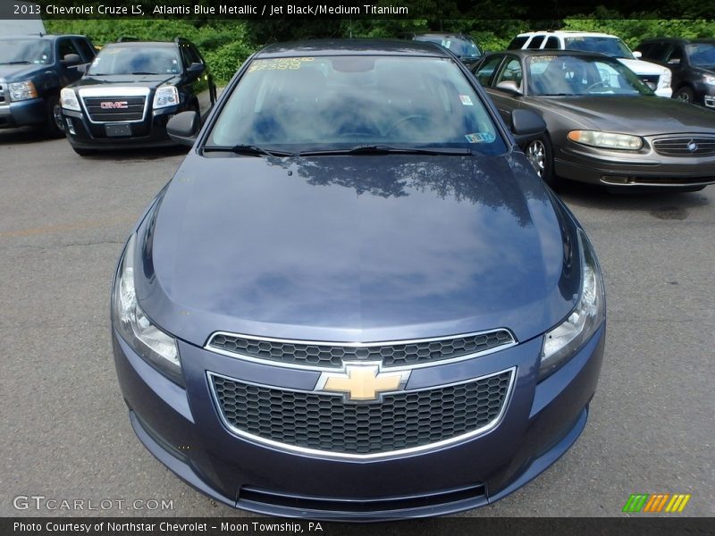 Atlantis Blue Metallic / Jet Black/Medium Titanium 2013 Chevrolet Cruze LS