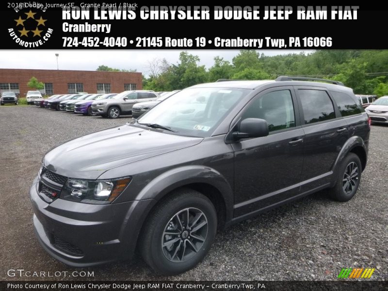 Granite Pearl / Black 2018 Dodge Journey SE
