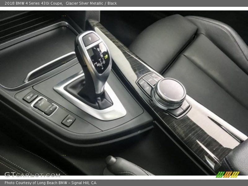 Glacier Silver Metallic / Black 2018 BMW 4 Series 430i Coupe