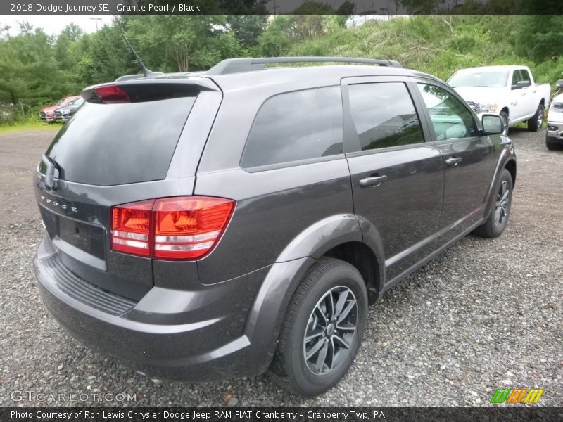Granite Pearl / Black 2018 Dodge Journey SE