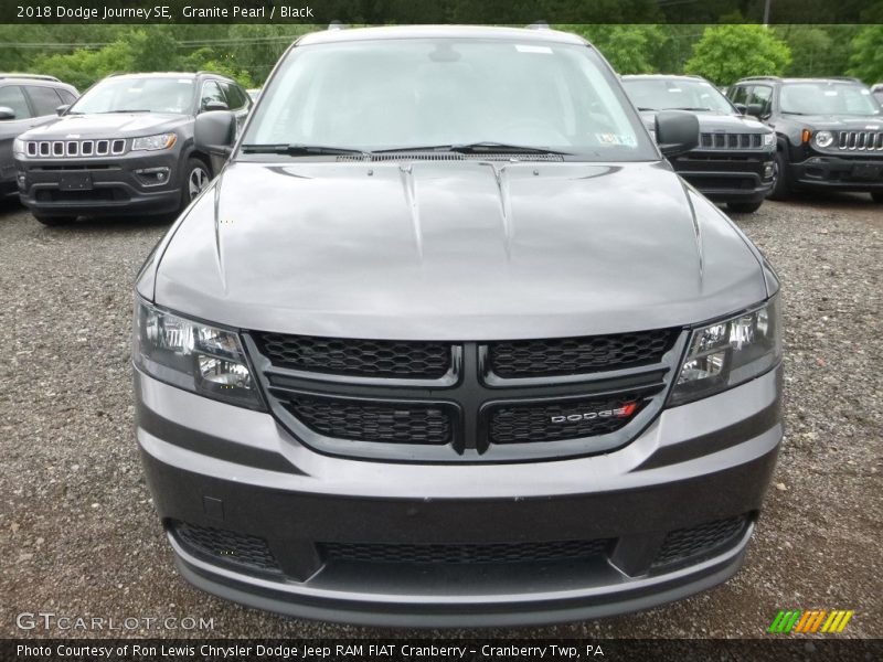 Granite Pearl / Black 2018 Dodge Journey SE