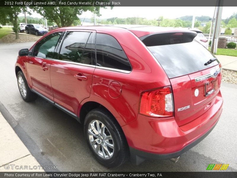 Red Candy Metallic / Charcoal Black 2012 Ford Edge Limited AWD