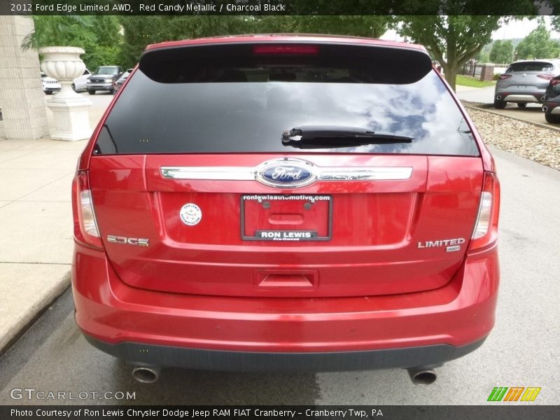 Red Candy Metallic / Charcoal Black 2012 Ford Edge Limited AWD