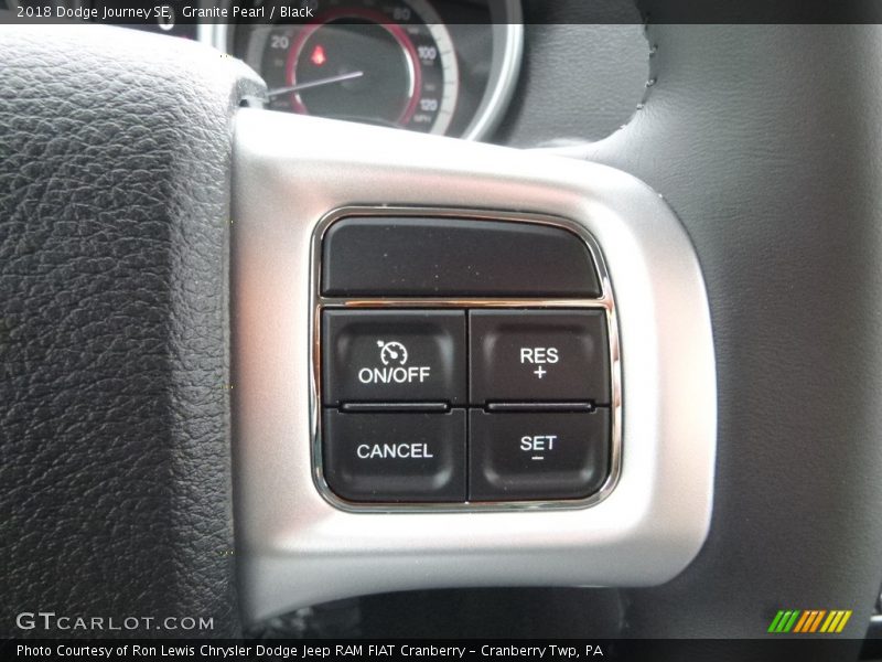 Granite Pearl / Black 2018 Dodge Journey SE