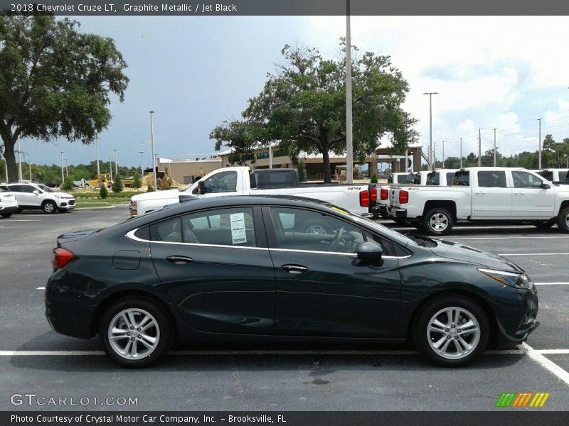 Graphite Metallic / Jet Black 2018 Chevrolet Cruze LT