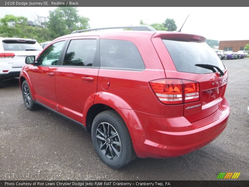 Redline / Black 2018 Dodge Journey SE
