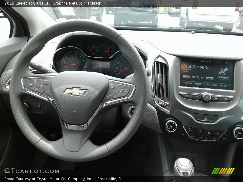 Graphite Metallic / Jet Black 2018 Chevrolet Cruze LT