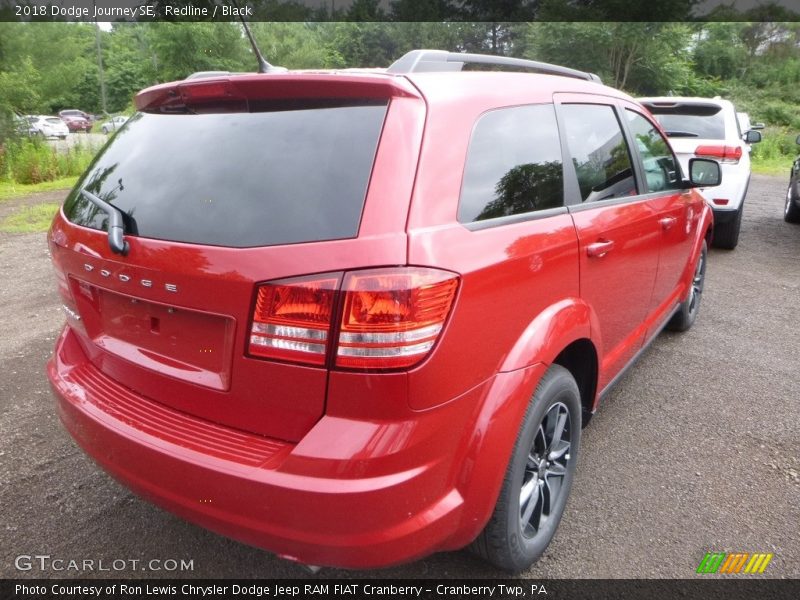 Redline / Black 2018 Dodge Journey SE