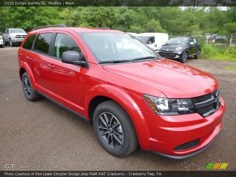 Redline / Black 2018 Dodge Journey SE
