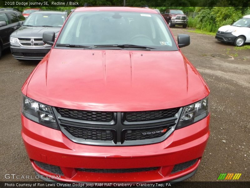 Redline / Black 2018 Dodge Journey SE