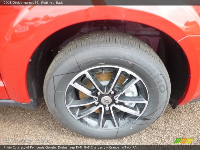 Redline / Black 2018 Dodge Journey SE