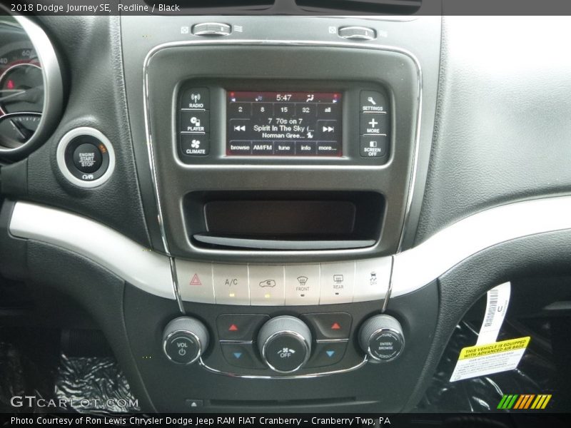 Redline / Black 2018 Dodge Journey SE