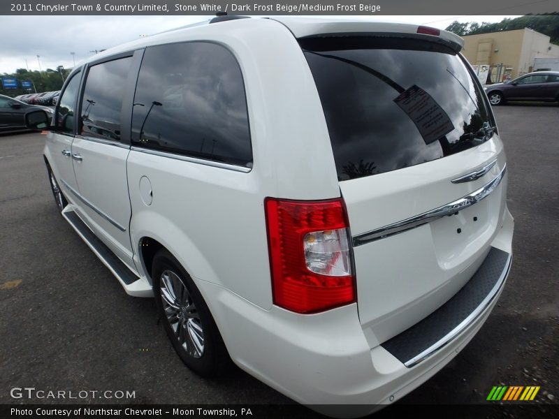 Stone White / Dark Frost Beige/Medium Frost Beige 2011 Chrysler Town & Country Limited