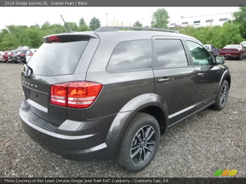 Granite Pearl / Black 2018 Dodge Journey SE