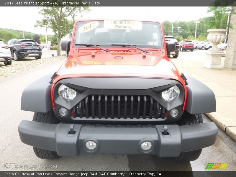 Firecracker Red / Black 2017 Jeep Wrangler Sport 4x4