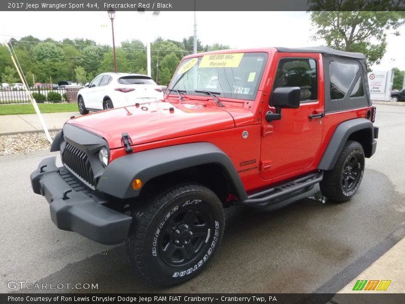 Firecracker Red / Black 2017 Jeep Wrangler Sport 4x4