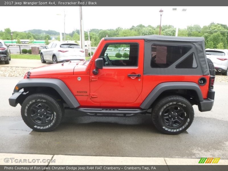 Firecracker Red / Black 2017 Jeep Wrangler Sport 4x4