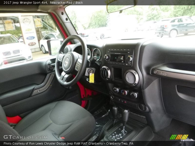 Firecracker Red / Black 2017 Jeep Wrangler Sport 4x4
