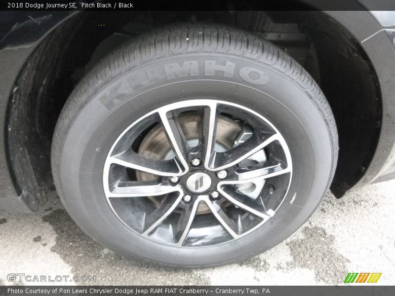 Pitch Black / Black 2018 Dodge Journey SE