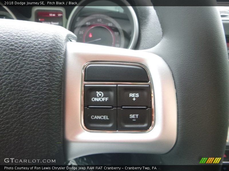 Pitch Black / Black 2018 Dodge Journey SE