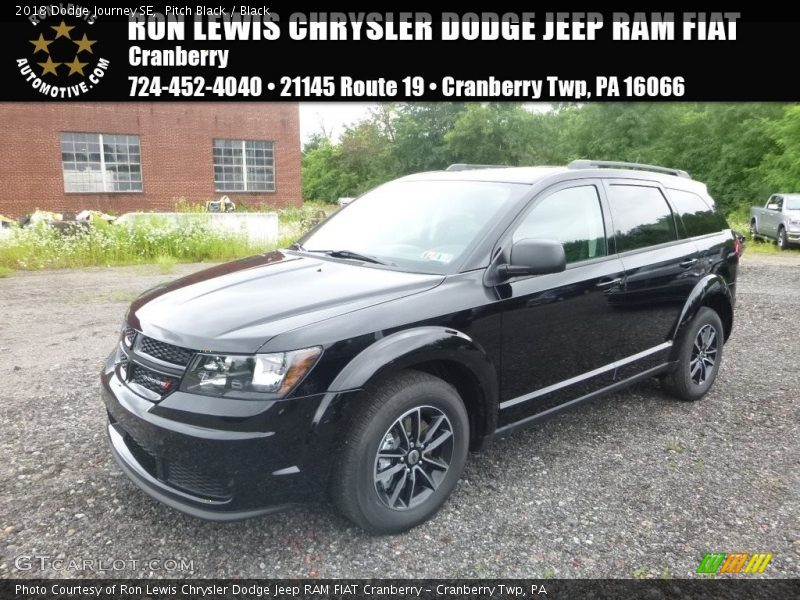 Pitch Black / Black 2018 Dodge Journey SE