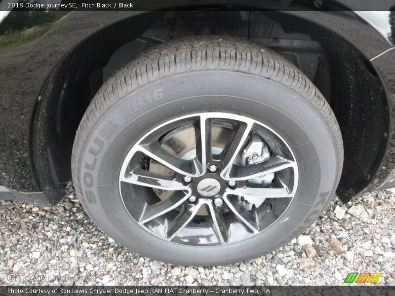 Pitch Black / Black 2018 Dodge Journey SE