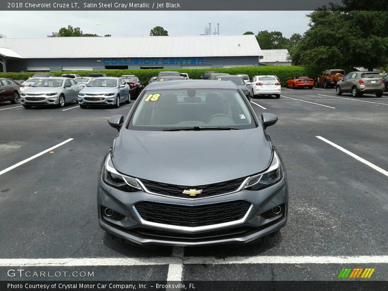 Satin Steel Gray Metallic / Jet Black 2018 Chevrolet Cruze LT