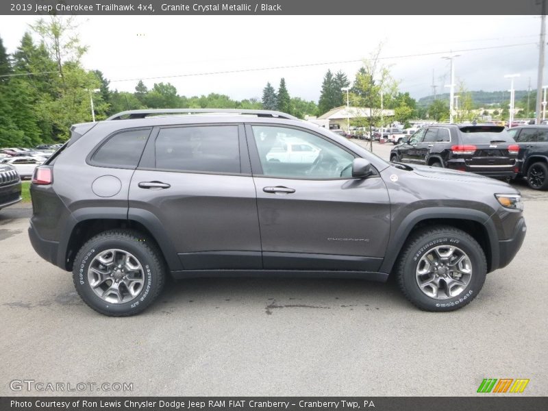 Granite Crystal Metallic / Black 2019 Jeep Cherokee Trailhawk 4x4