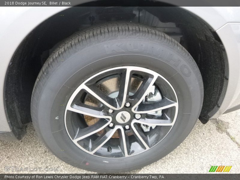 Billet / Black 2018 Dodge Journey SE