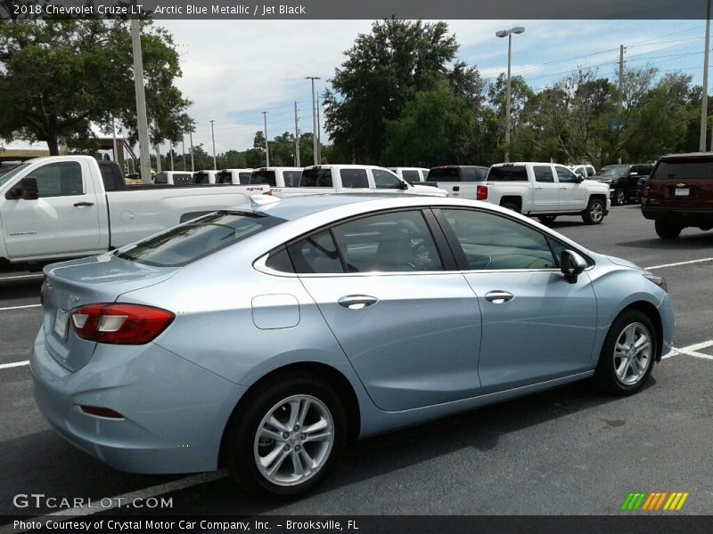 Arctic Blue Metallic / Jet Black 2018 Chevrolet Cruze LT